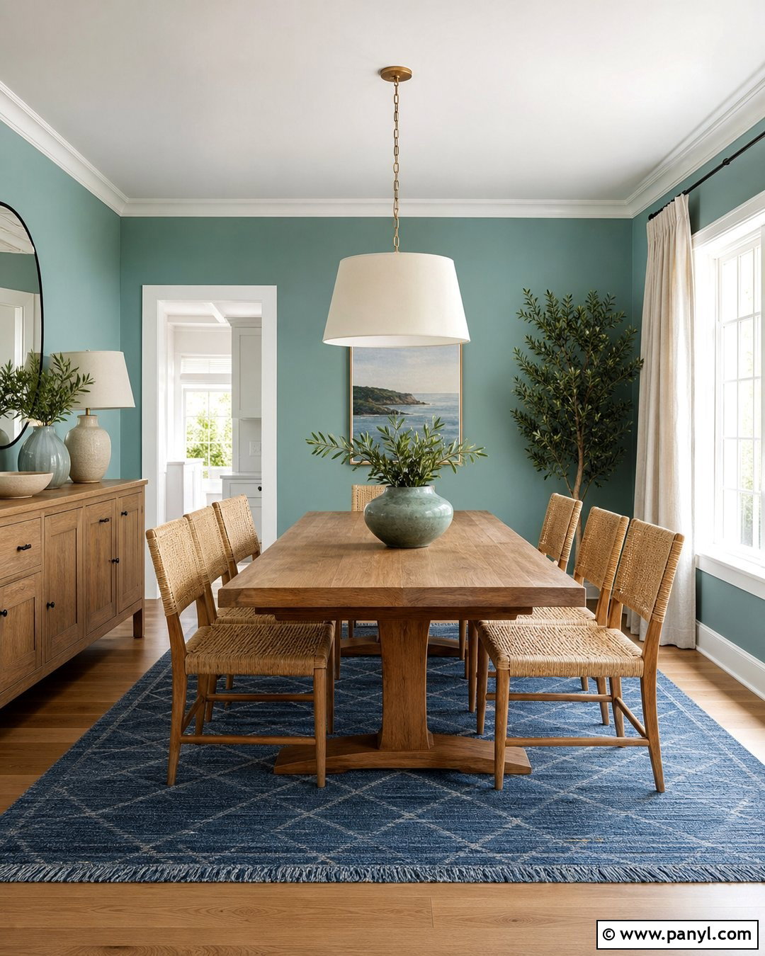 Aqua Blue Green Dining Room Walls - 30 blue green walls