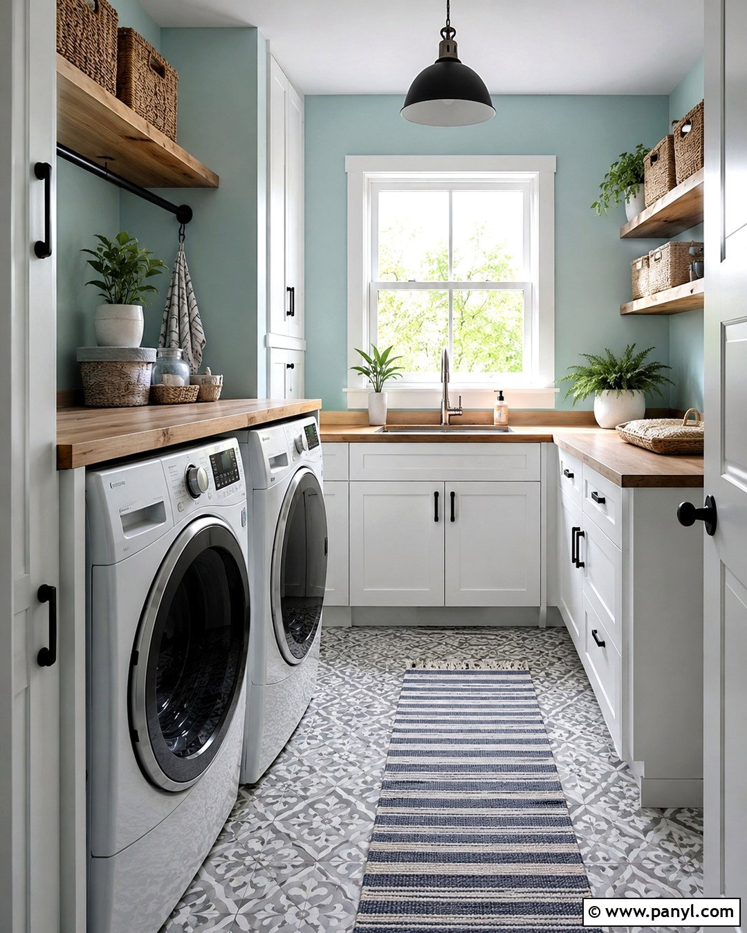 Aqua Blue Laundry Room Walls - 20 Shades Of Blue For Walls