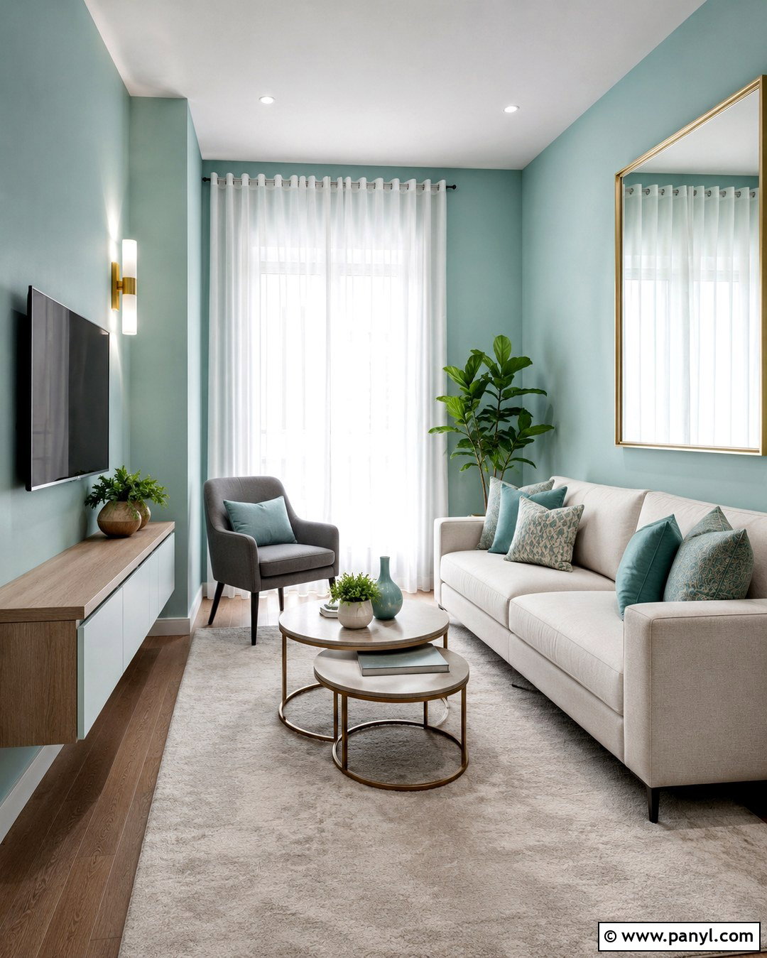 Aqua Small Living Room Walls - 20 Aqua Living Room Walls