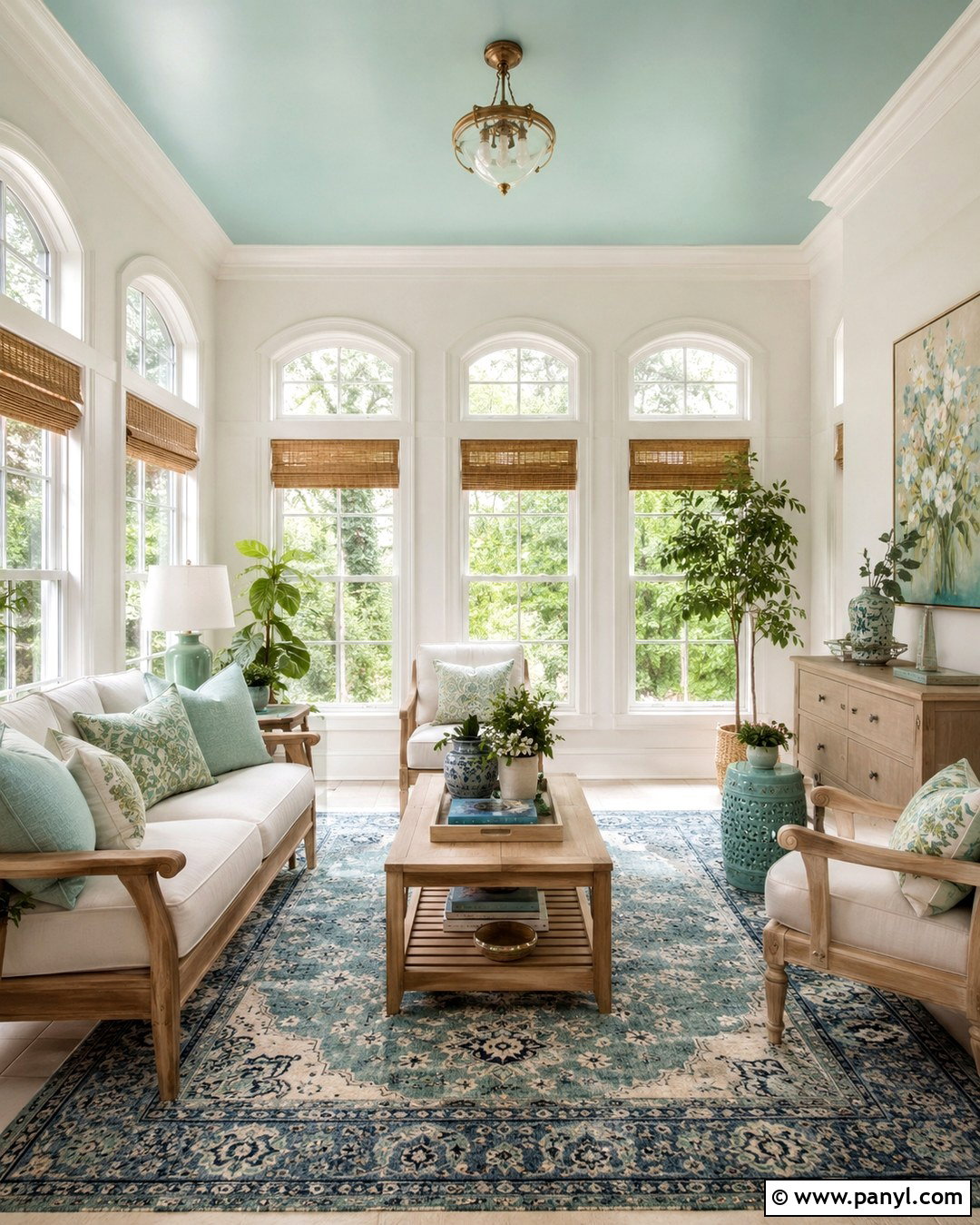 Aqua Wall Paint On The Ceiling - 20 aqua wall paint ideas
