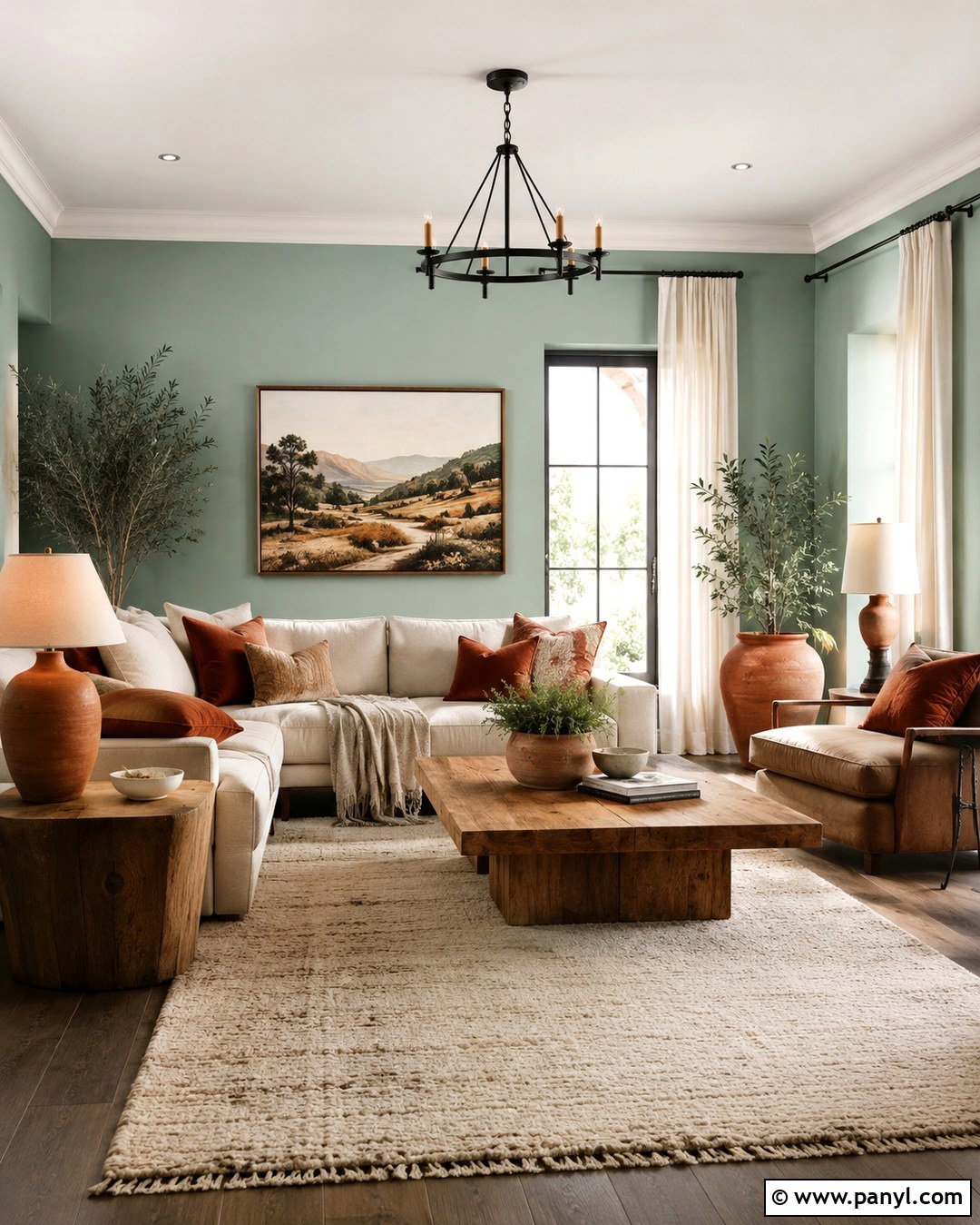 Aqua Wall Paint With Terracotta Decor - 20 aqua wall paint ideas