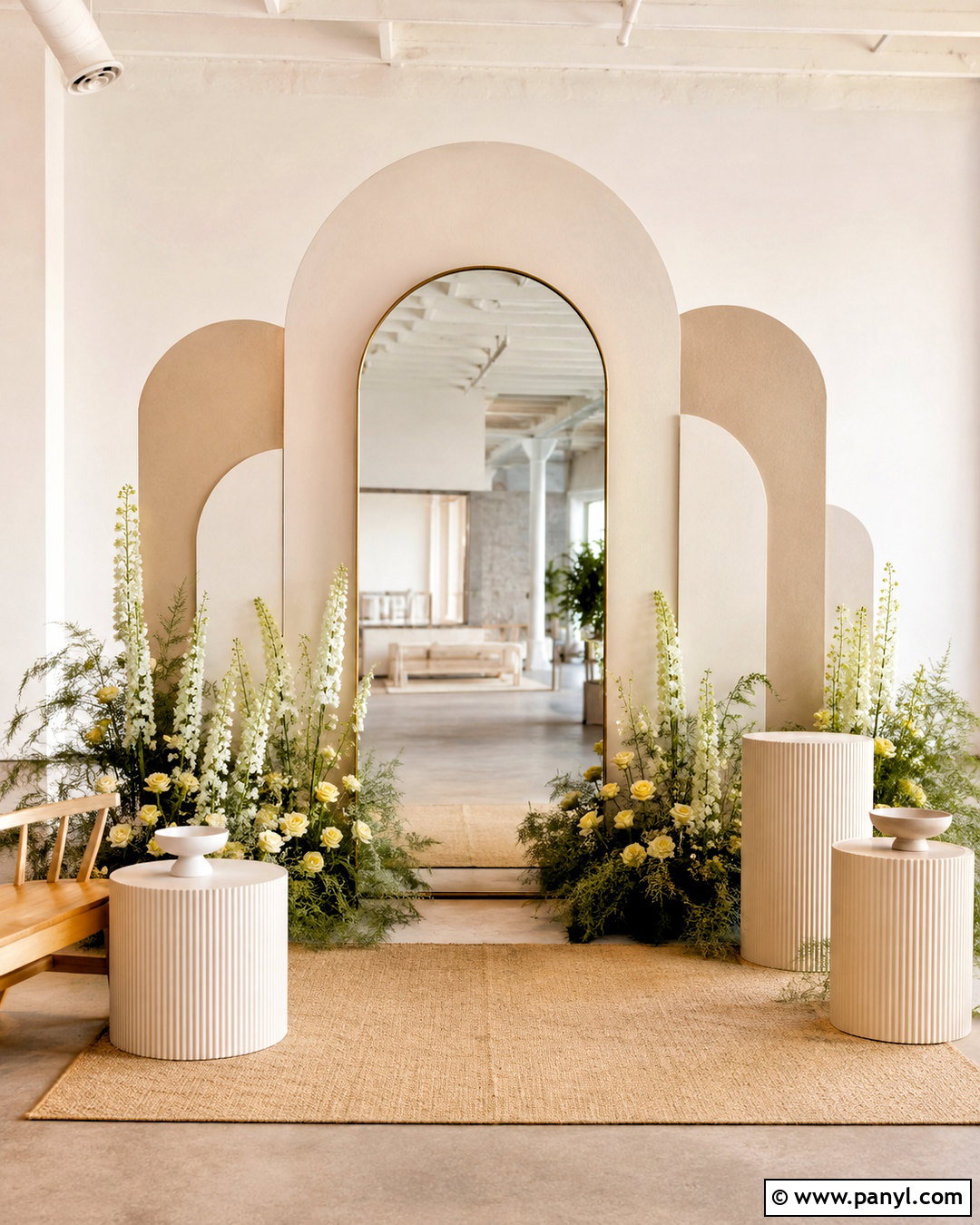 Arch Mirror Backdrop - 20 mirror backdrop ideas