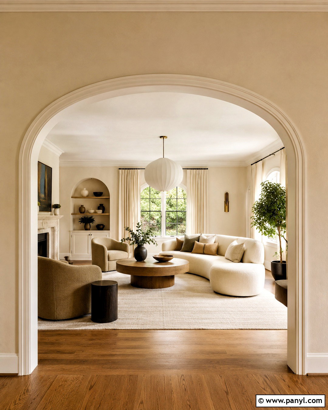 Arched Doorway Trim - 20 living room trim ideas