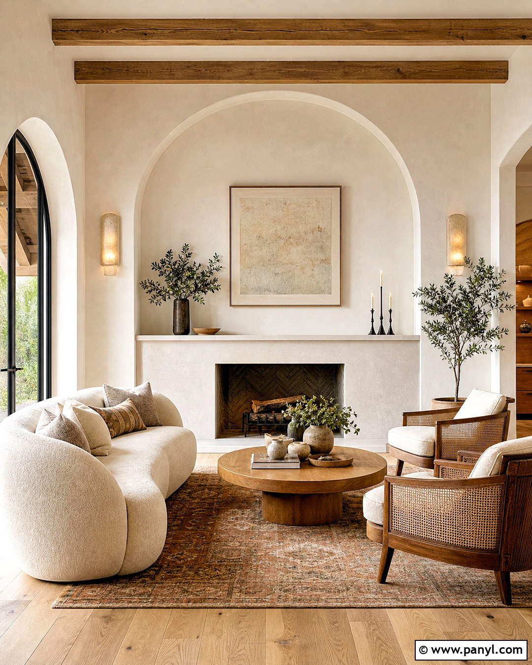 Arched Fireplace Accent Wall - 20 accent wall fireplace living room ideas