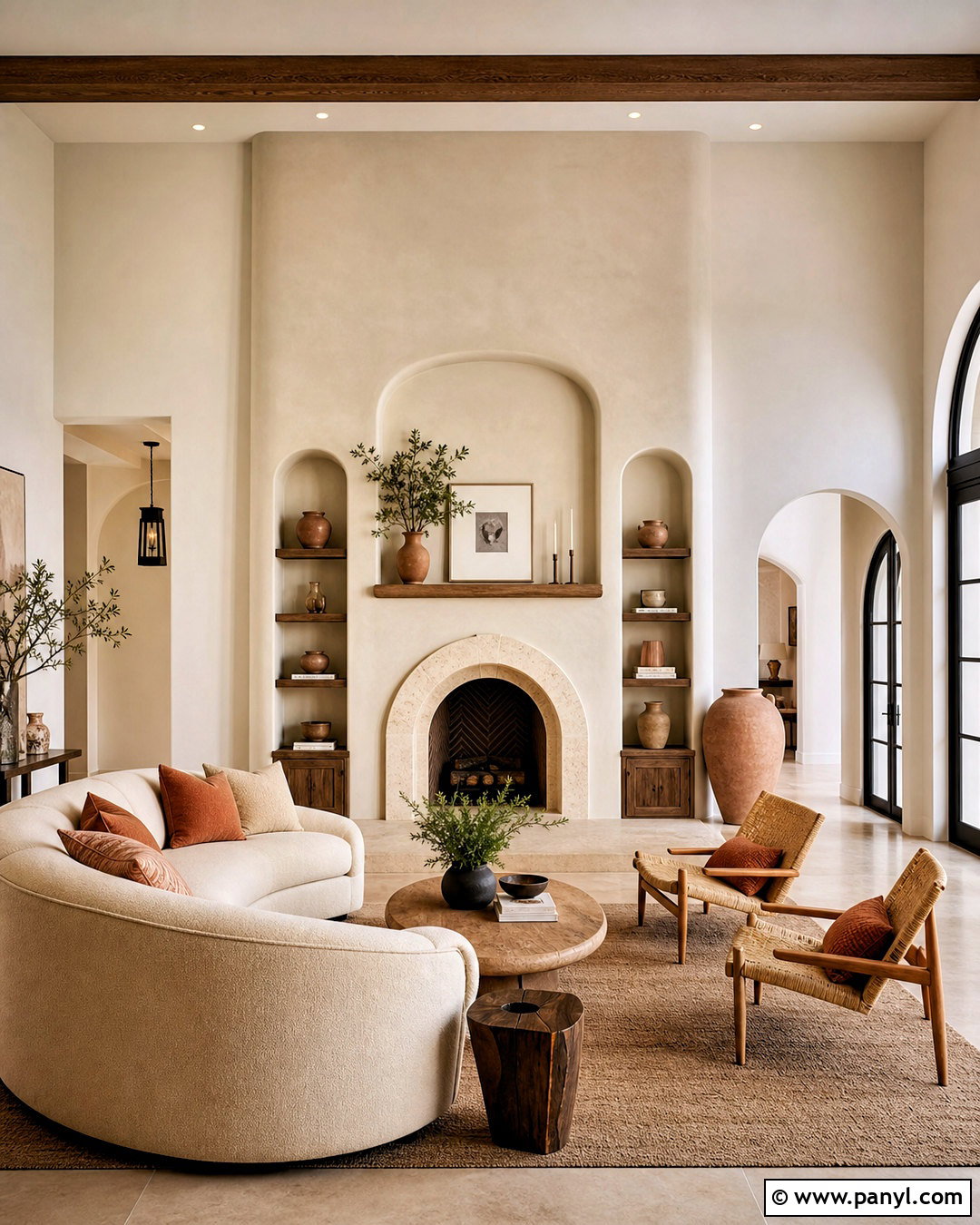 Arched Fireplace Accent Wall - 20 fireplace accent wall ideas