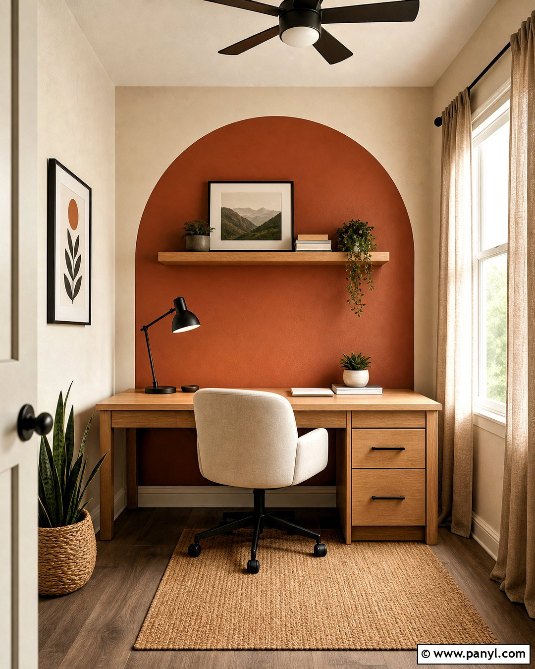Arched Half Wall Paint Design - 20 half wall accent ideas