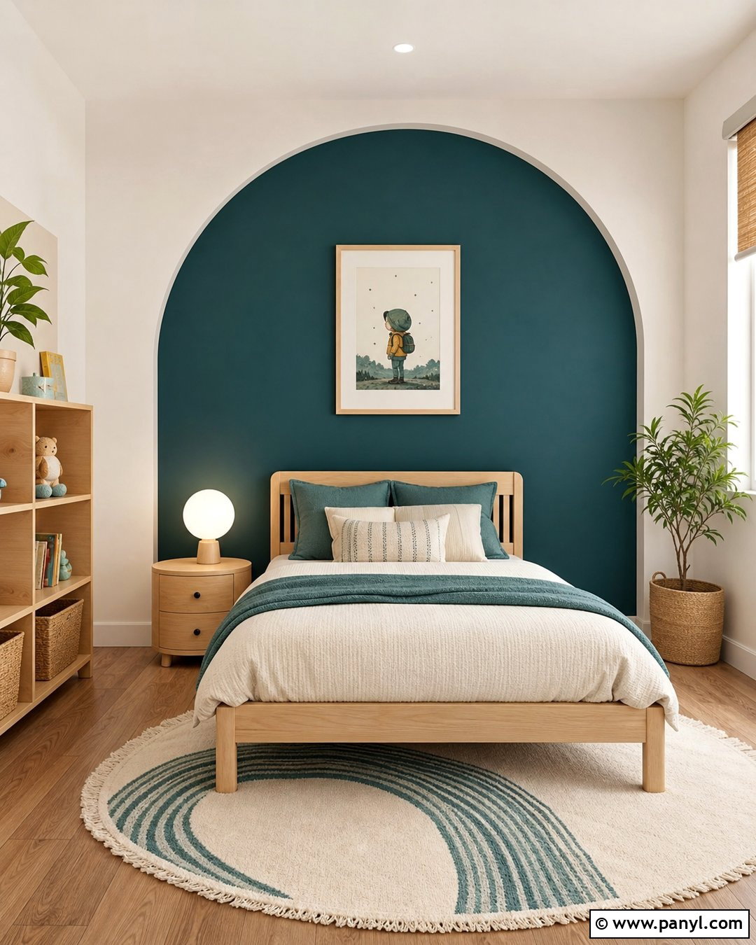 Arched Kids Room Accent Wall - 25 Accent Wall For Kids Room Ideas