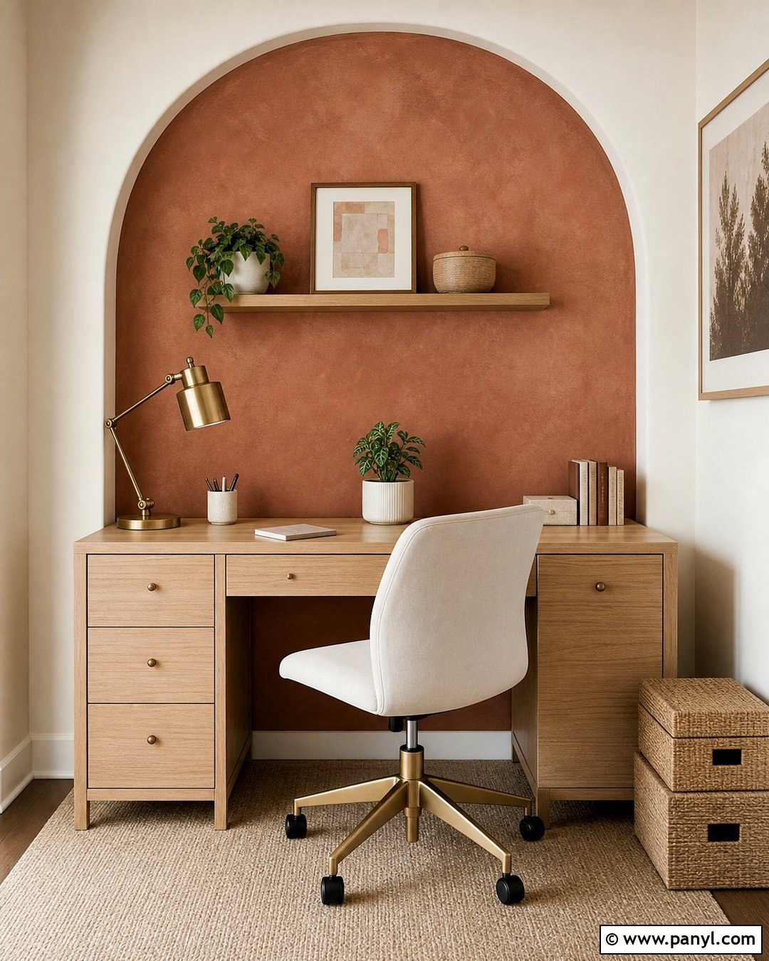 Arched Limewash Accent Wall - 35 limewash accent wall ideas
