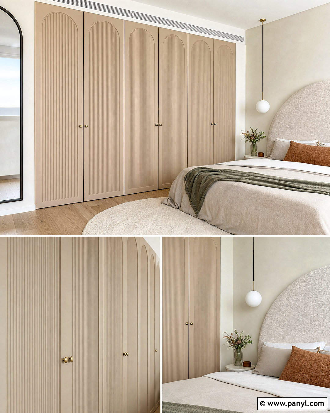 Arched Panel Wardrobe - 20 trending wardrobe design ideas