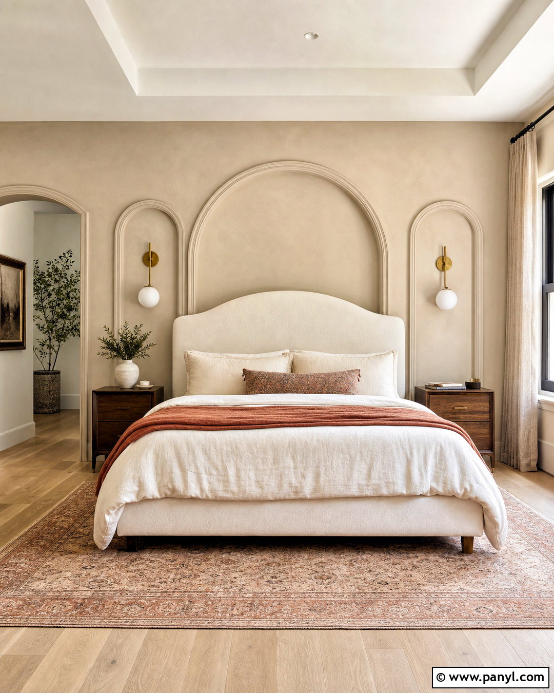 Arched Wall Moulding - 20 wall moulding ideas