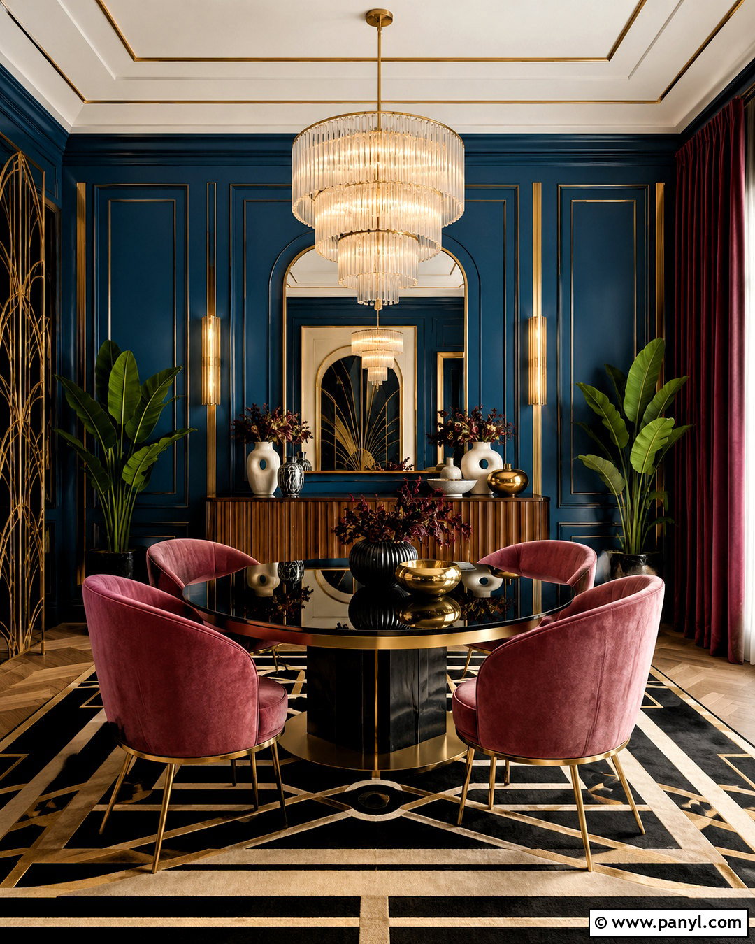 Art Deco Maximalist Dining Room - 20 modern maximalist decor ideas