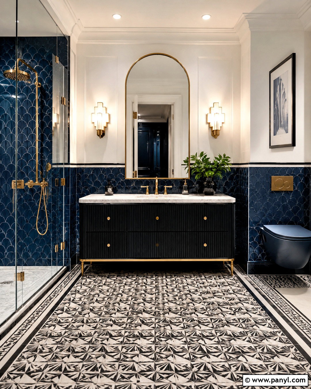 20 Midnight Blue Bathroom Ideas for a Luxe, Relaxing Retreat