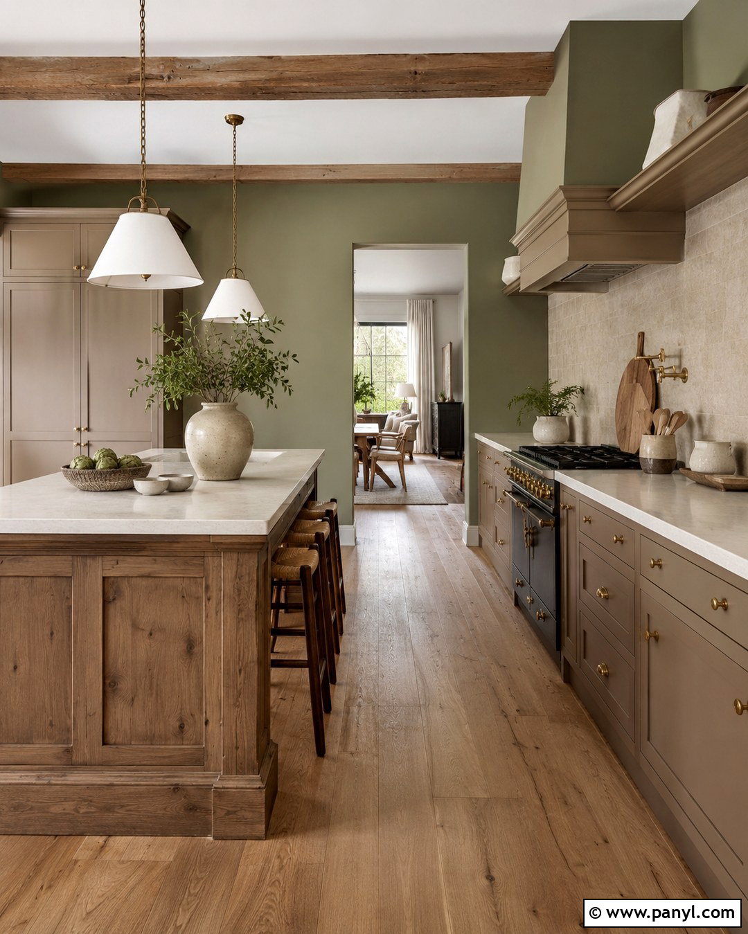 Artichoke Green Kitchen Walls - 20 Best Green Color For Kitchen Walls
