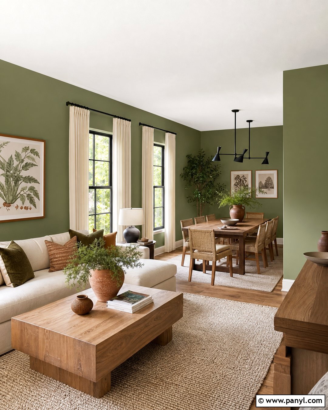Artichoke Green Wall Paint - 30 green wall paint colors