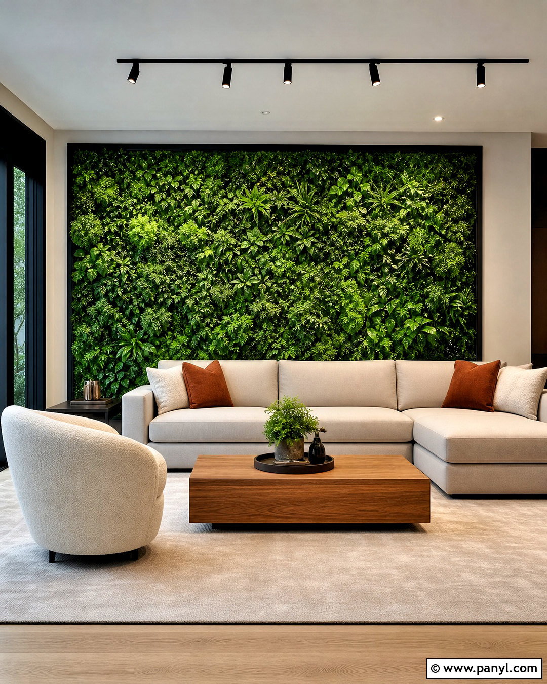 Artificial Green Wall - 20 greenwall interior design ideas