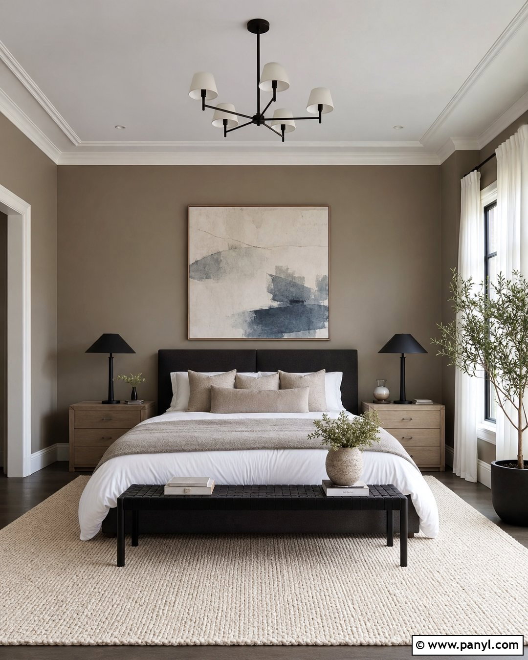 Ash Brown Bedroom Walls - 35 Brown Wall Color Ideas