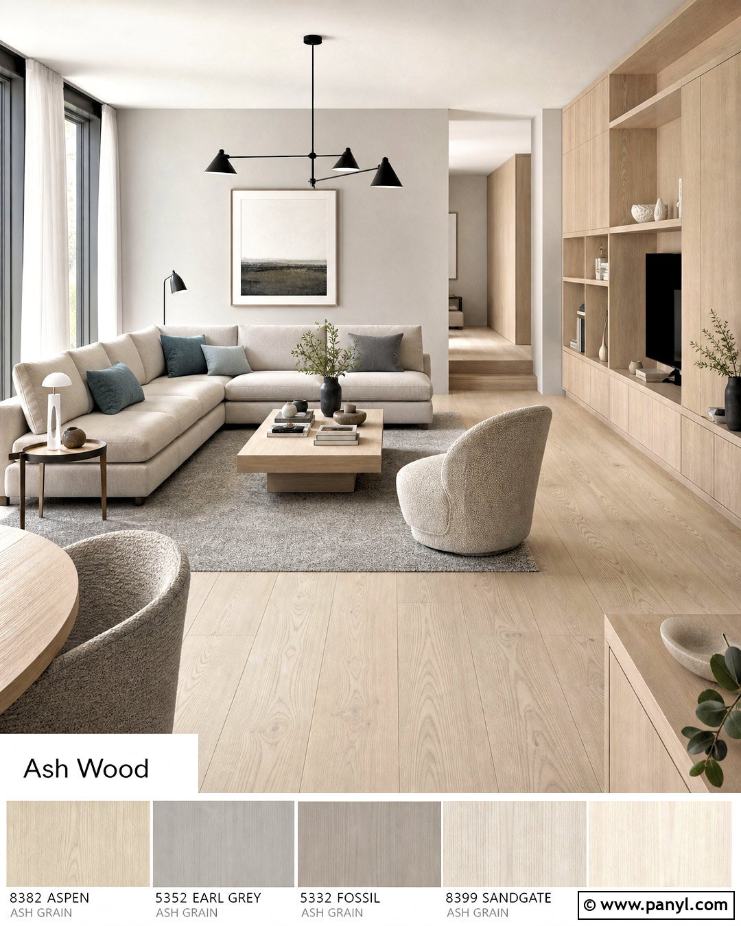 Ash Wood And Cool Gray Wood Color Palette - 20 wood colour palette ideas