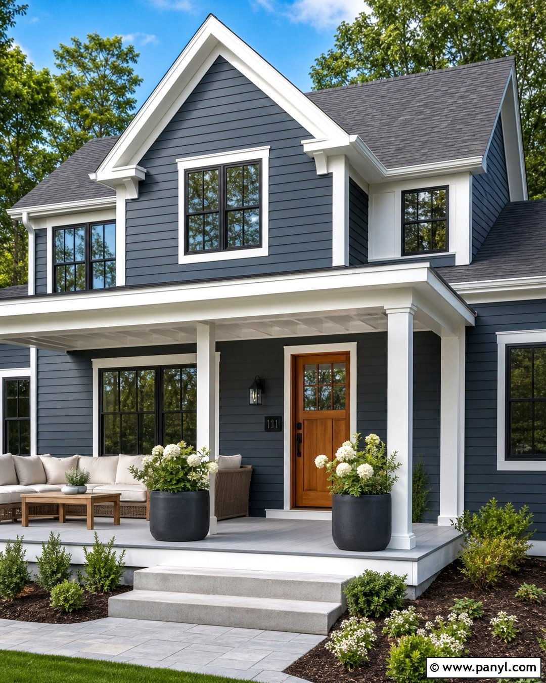 Ashland Slate 1608 Wood Finish - 20 Benjamin Moore Wood Finish Ideas
