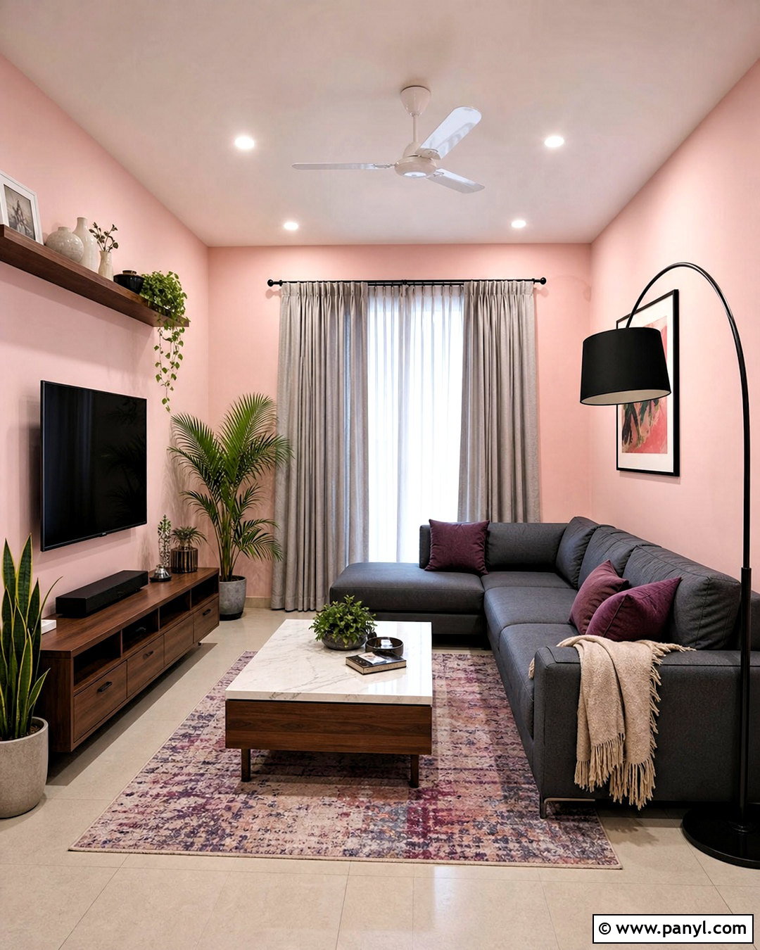 Asian Paints Petal Pink Living Room - 20 asian paints colour shades for living room ideas