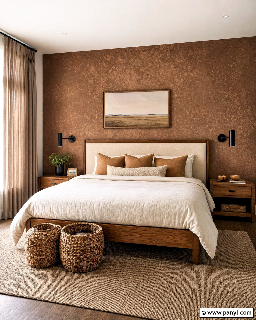 Asian Paints Royale Play Brown Stone Bedroom - 20 royal play asian paints design bedroom ideas