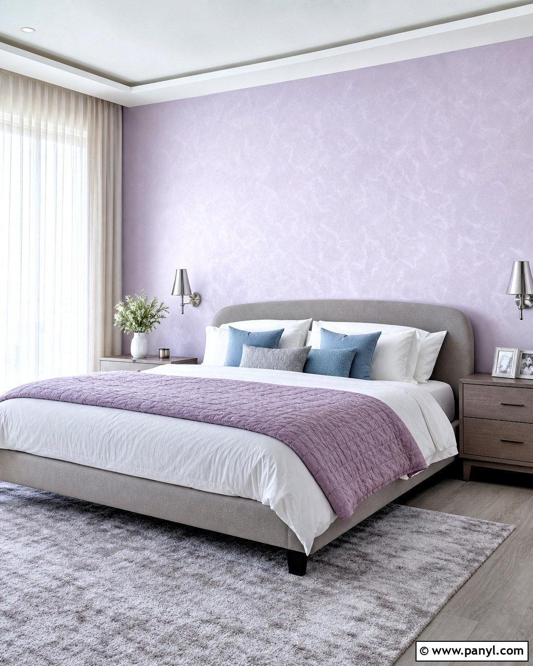 Asian Paints Royale Play Lavender Pearl Bedroom - 20 royal play asian paints design bedroom ideas