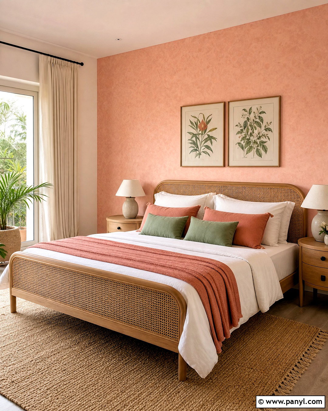 Asian Paints Royale Play Peach Dapple Bedroom - 20 royal play asian paints design bedroom ideas
