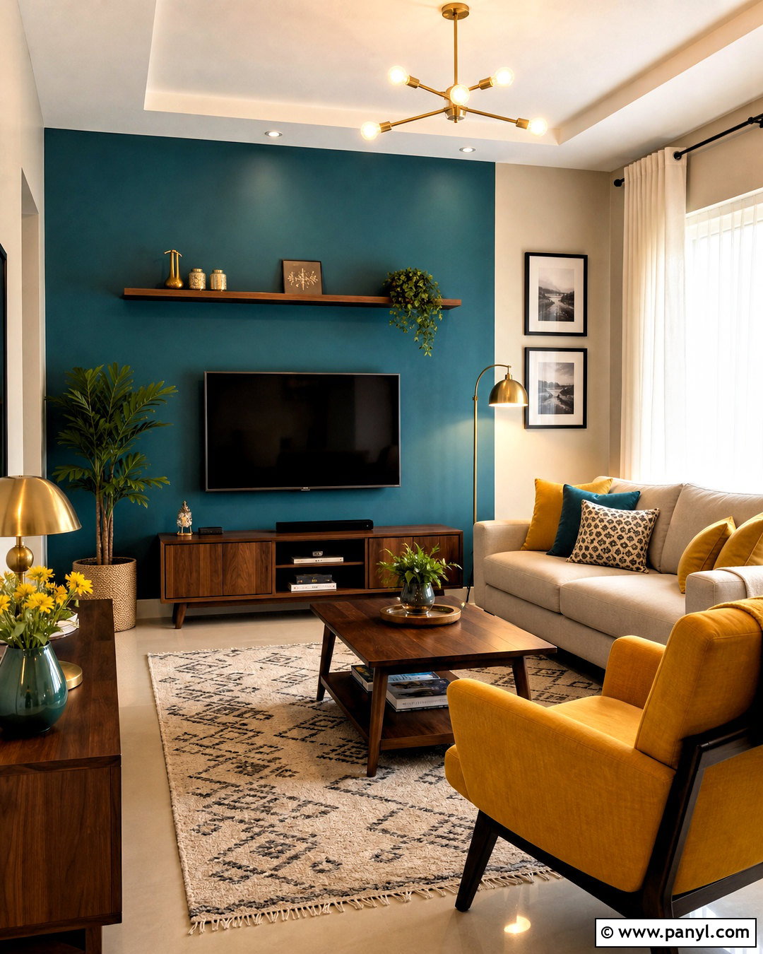 Asian Paints Teal And Mustard Living Room - 20 asian paints interior colour combination ideas