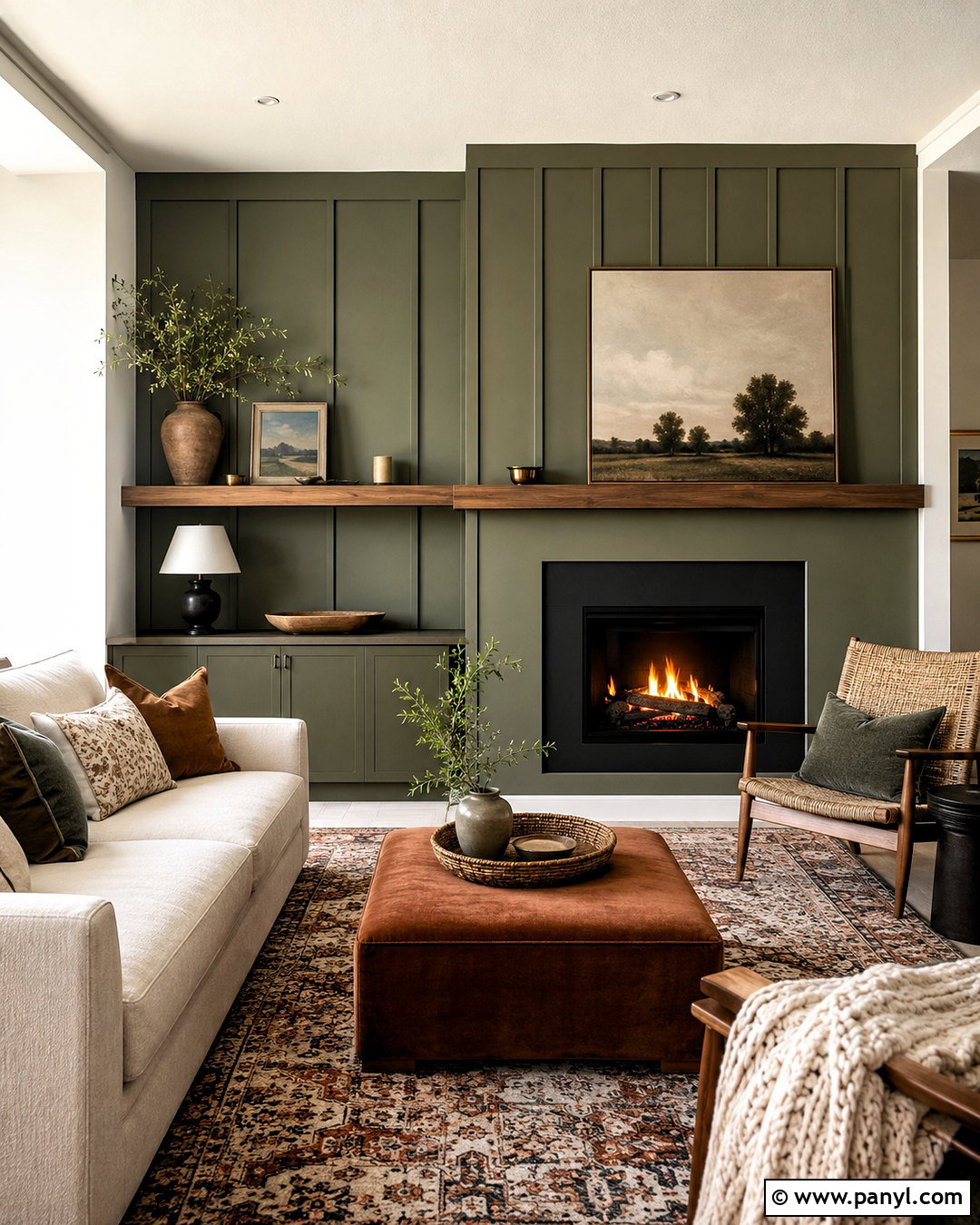 Asymmetrical Board And Batten Fireplace Wall - 20 board and batten fireplace wall ideas