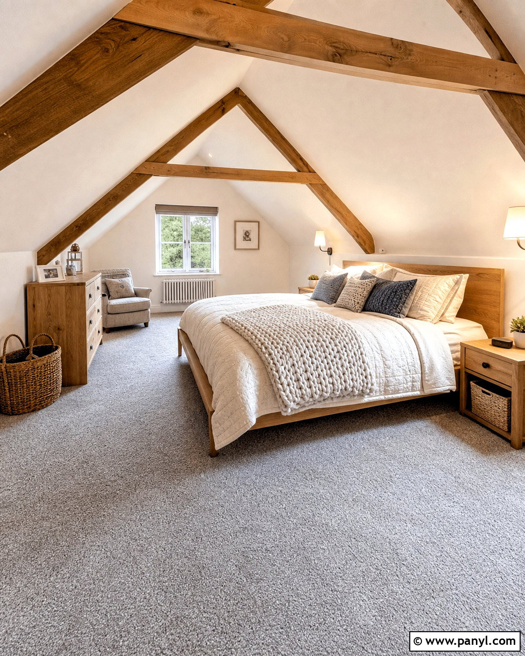 Attic Bedroom With Gray Carpet - 20 gray carpet bedroom ideas