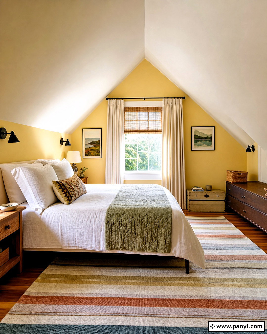 Attic Bedroom With Pale Yellow Walls - 20 pale yellow bedroom walls