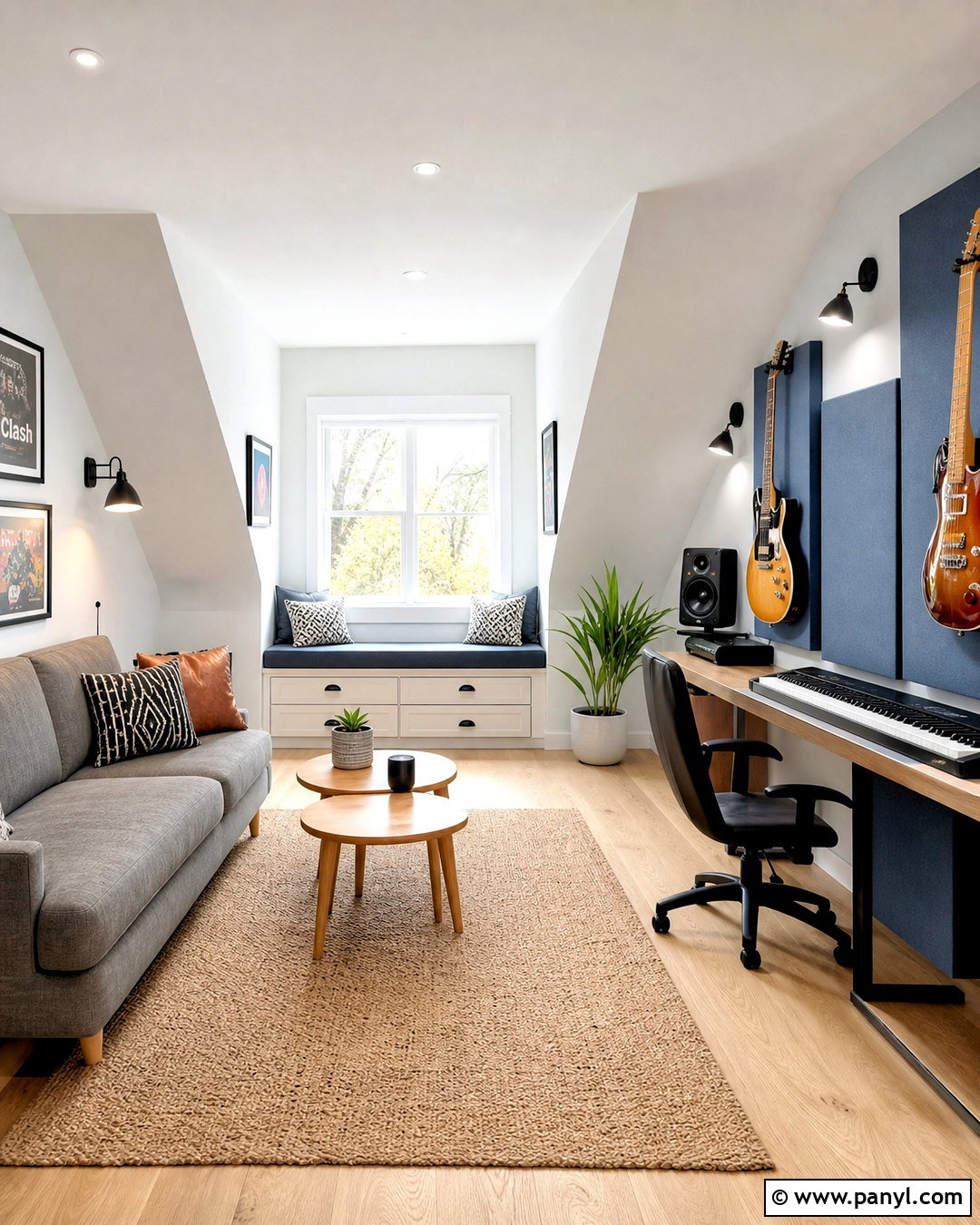 Attic Home Music Room - 20 home music room design ideas