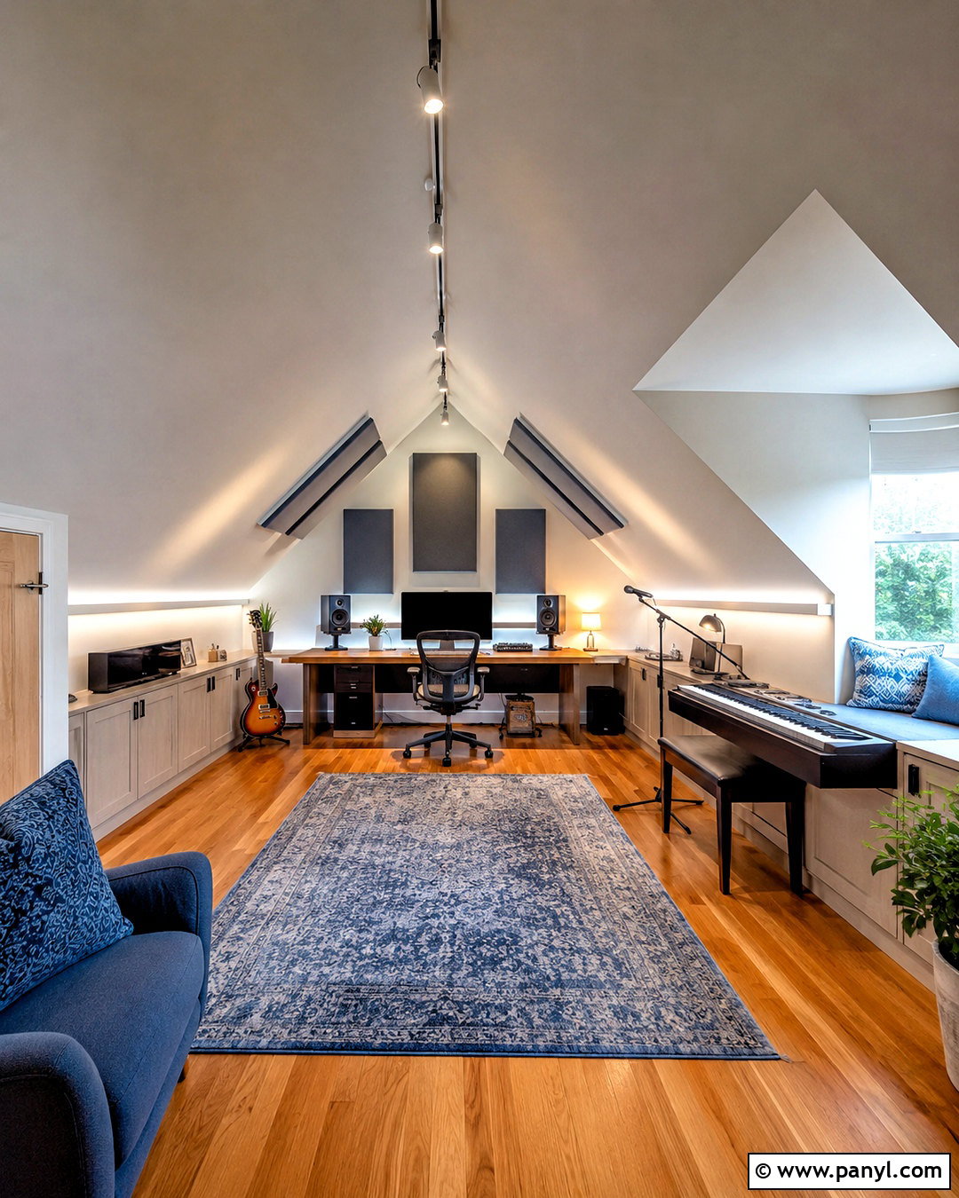 Attic Music Office Room - 20 music office room ideas