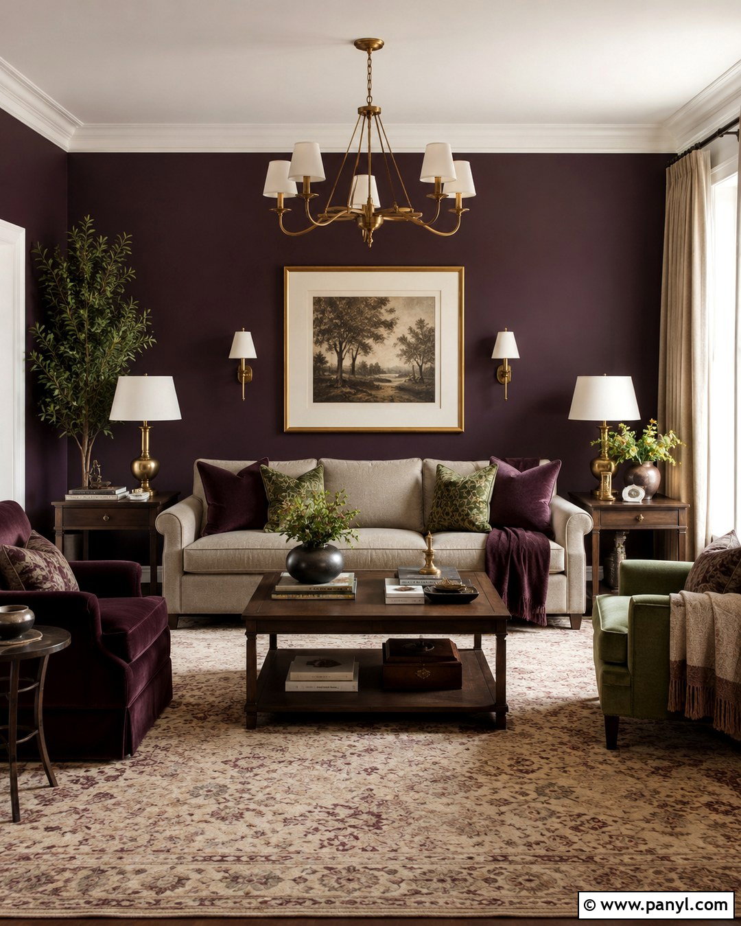 Aubergine Accent Wall - 20 Accent Wall Colors 2027