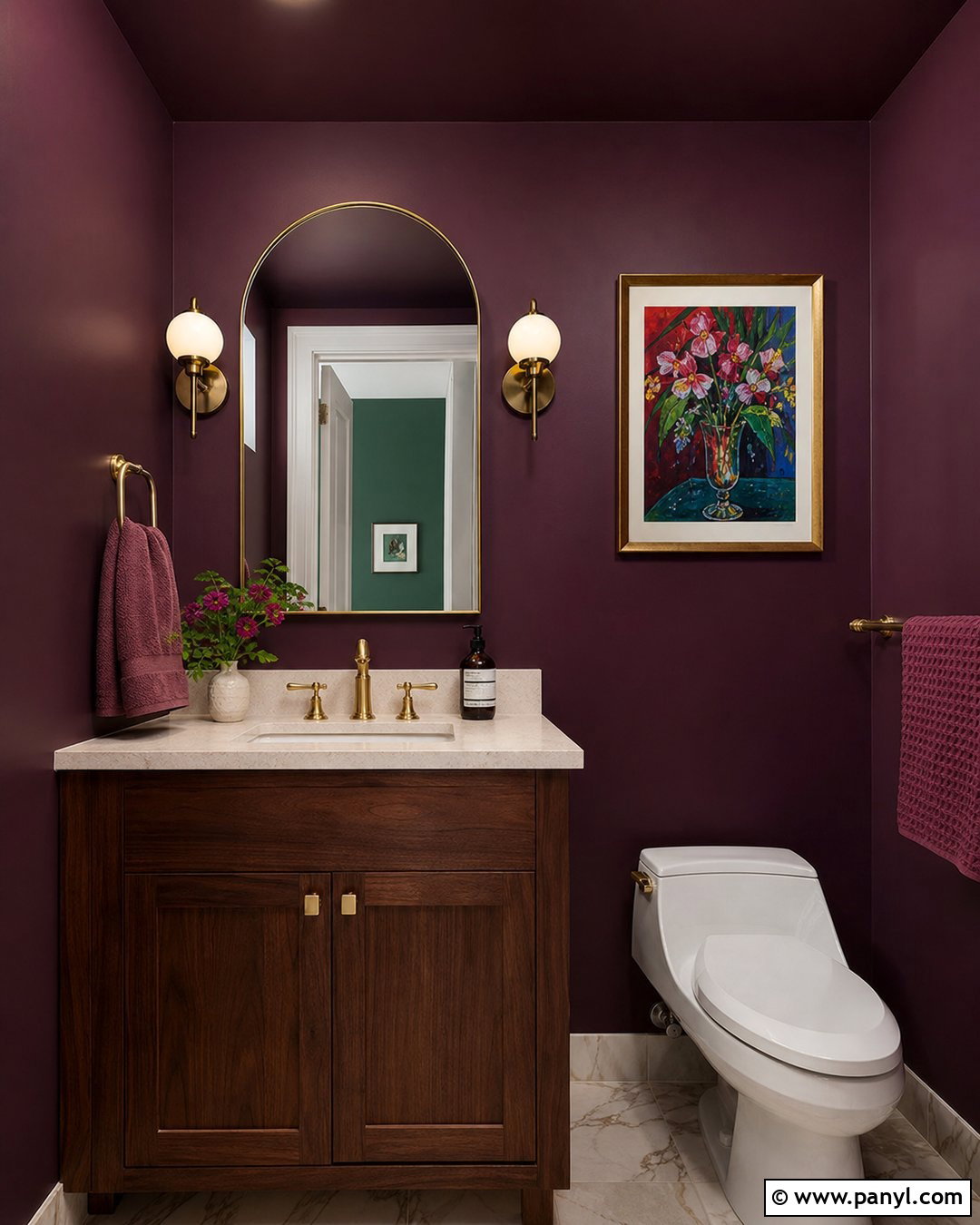 Aubergine Wall Color - 25 Trending Wall Colors 2027