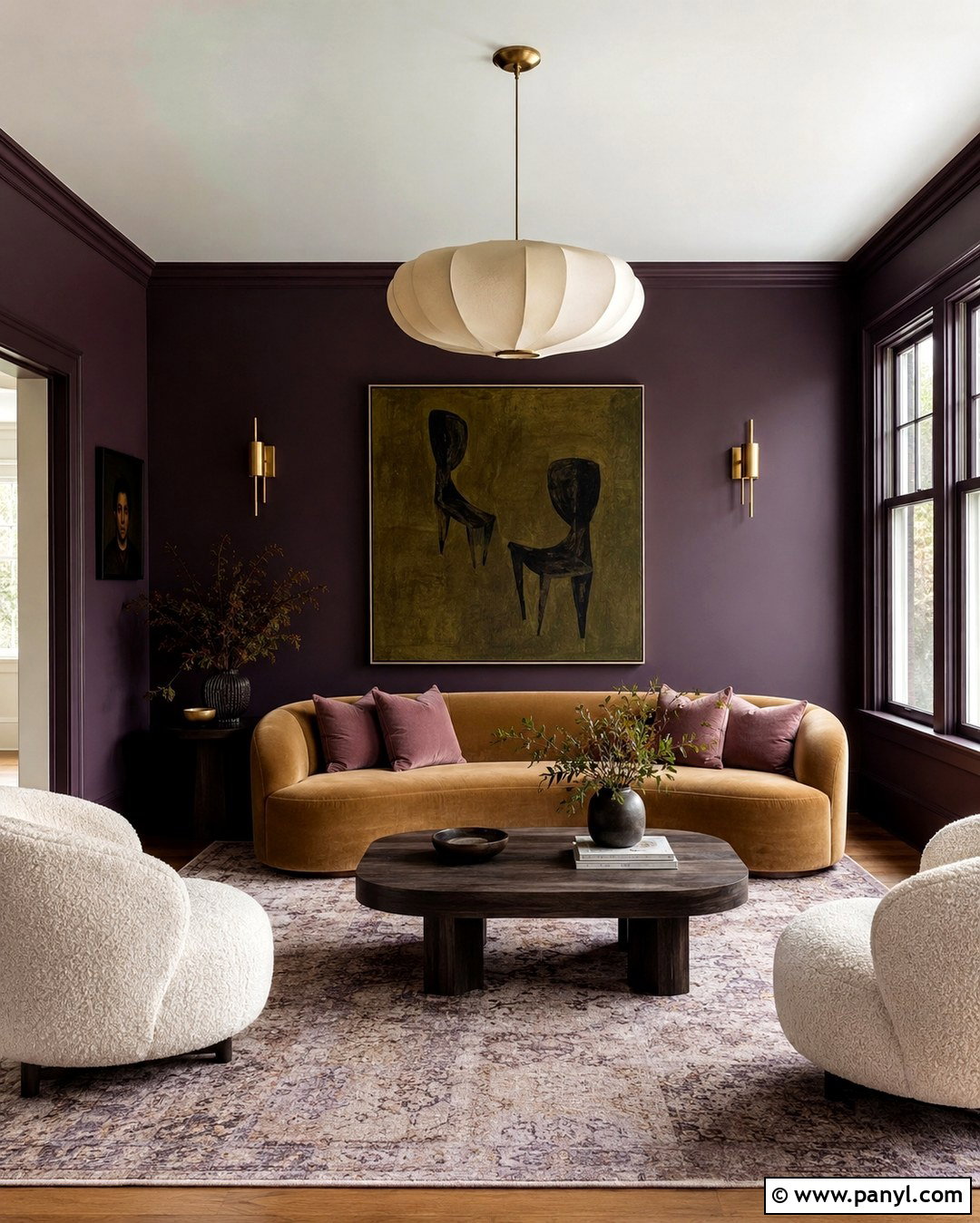 Aubergine Wall Color - 20 Trendy Wall Colors 2027