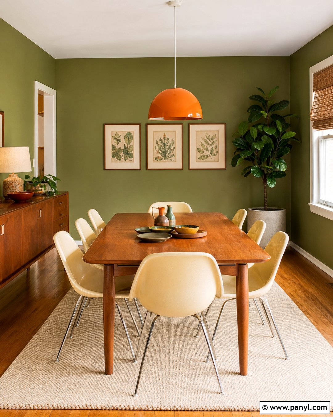 Avocado Green 60s Wall Color - 20 60S Wall Color ideas
