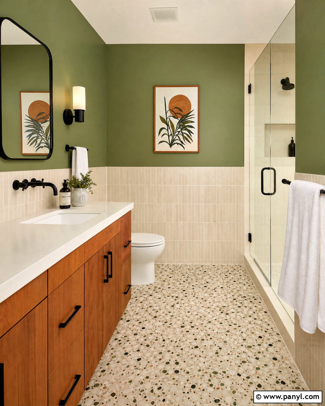 Avocado Green Bathroom - 20 green bathroom paint colors
