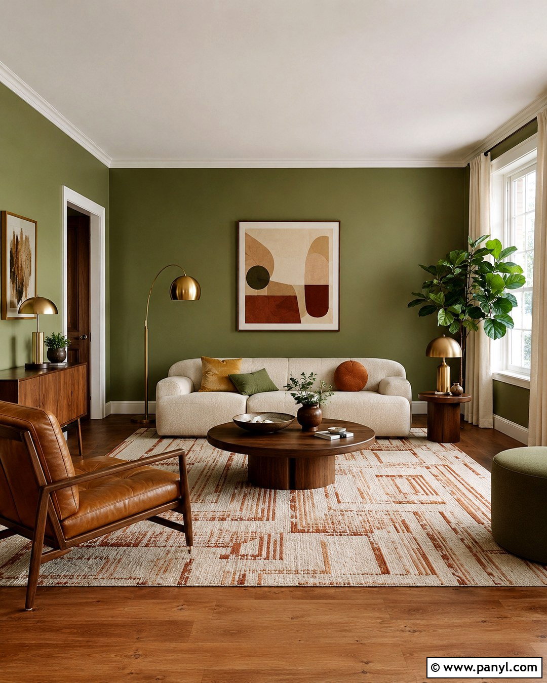 Avocado Green Wall Color - 20 70S Wall Colors