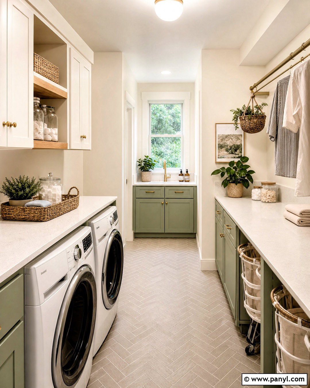 BM Simply White Laundry Room - 20 bm simply white ideas