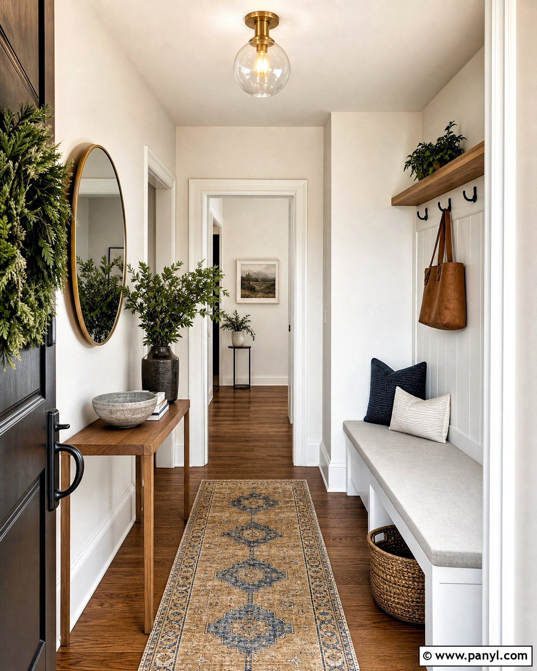 BM Simply White Small Entryway - 20 bm simply white ideas