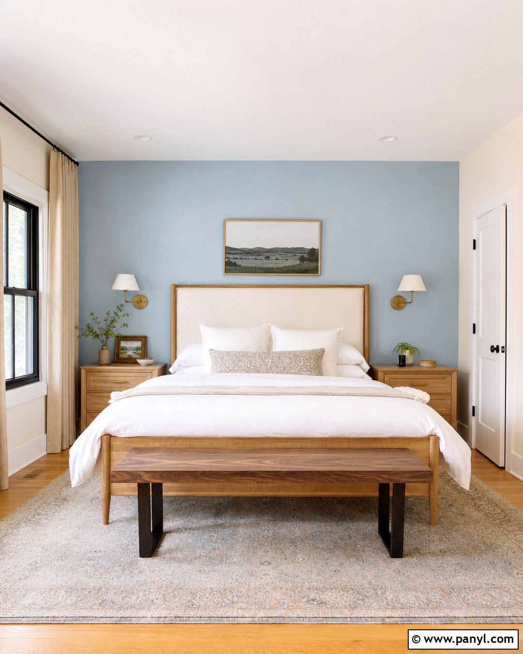 Baby Blue Accent Wall - 35 baby blue wall ideas
