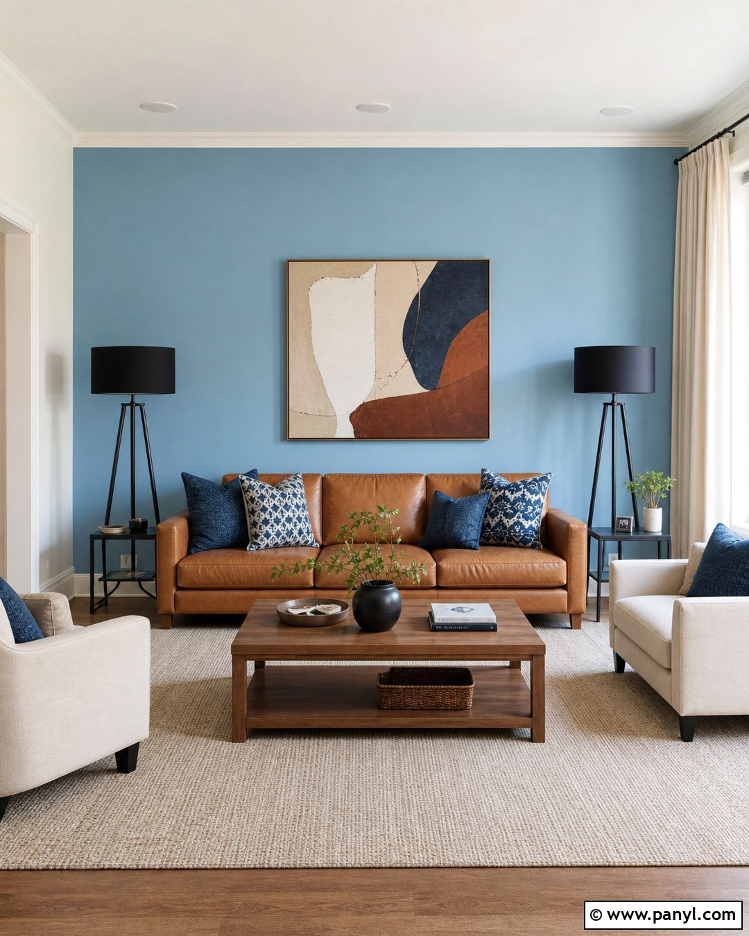Baby Blue Accent Wall - 25 Baby Blue Wall Paint Ideas