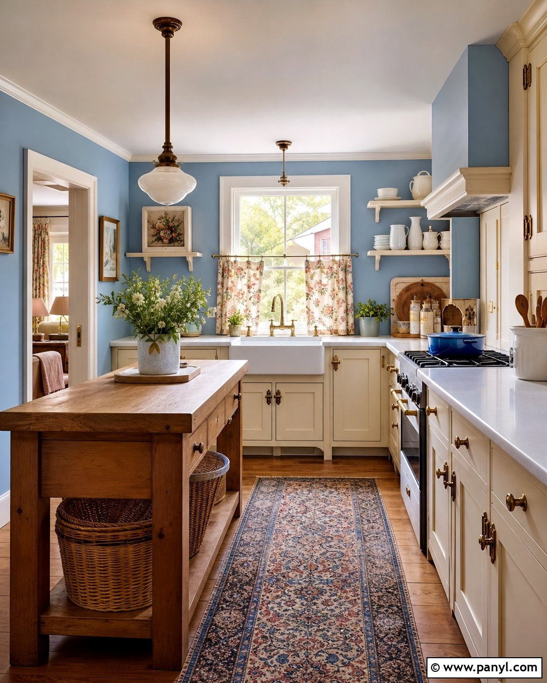 Baby Blue Cottage Kitchen Walls - 25 Baby Blue Kitchen Walls
