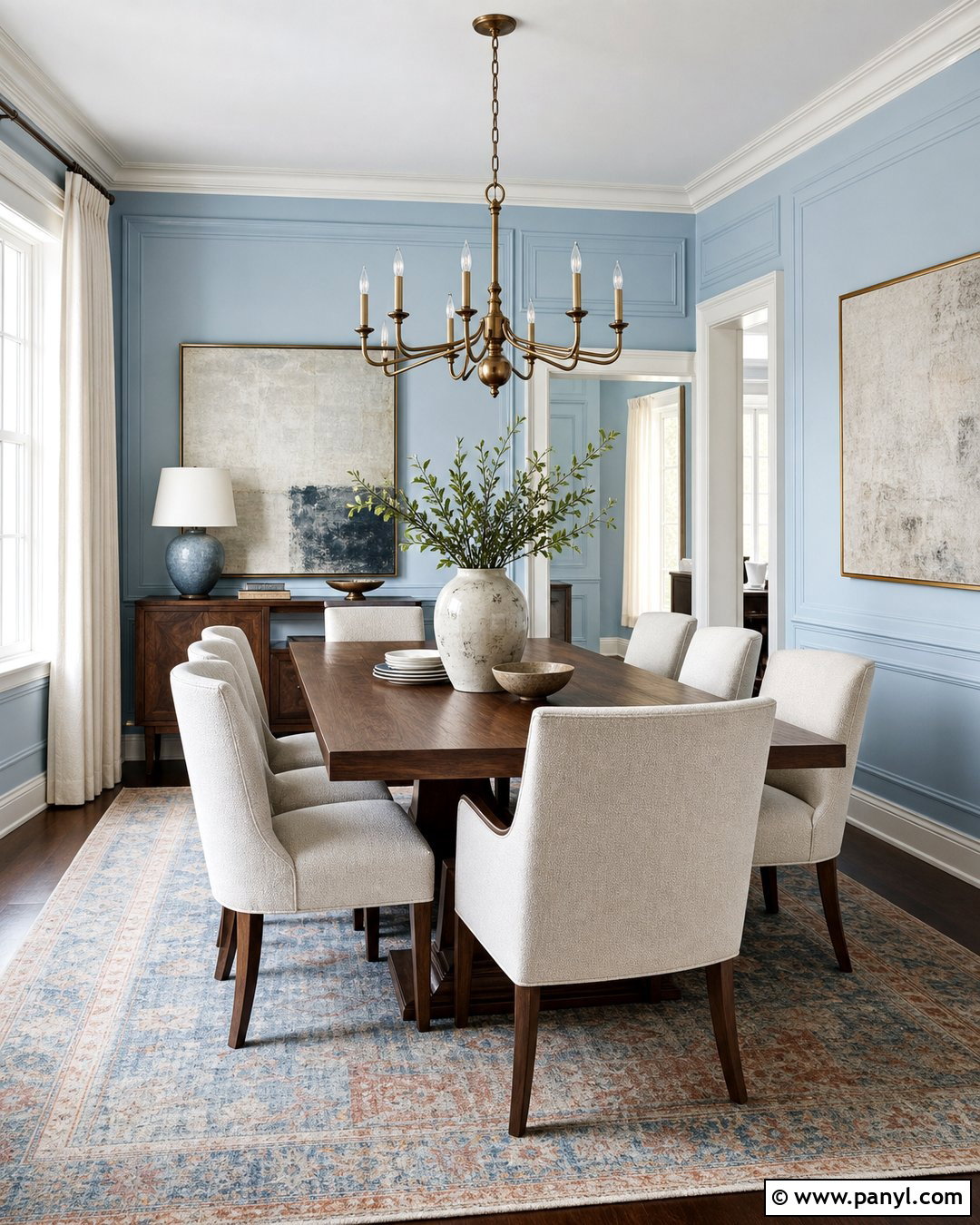 Baby Blue Dining Room Walls - 25 Baby Blue Wall Paint Ideas