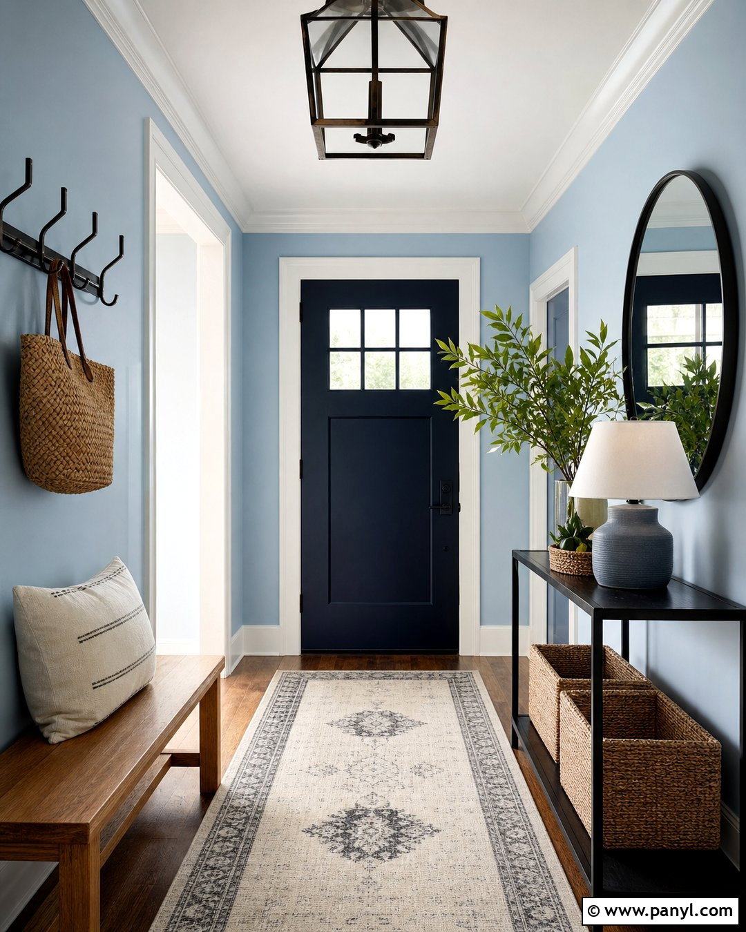Baby Blue Entryway Walls - 25 Baby Blue Wall Paint Ideas