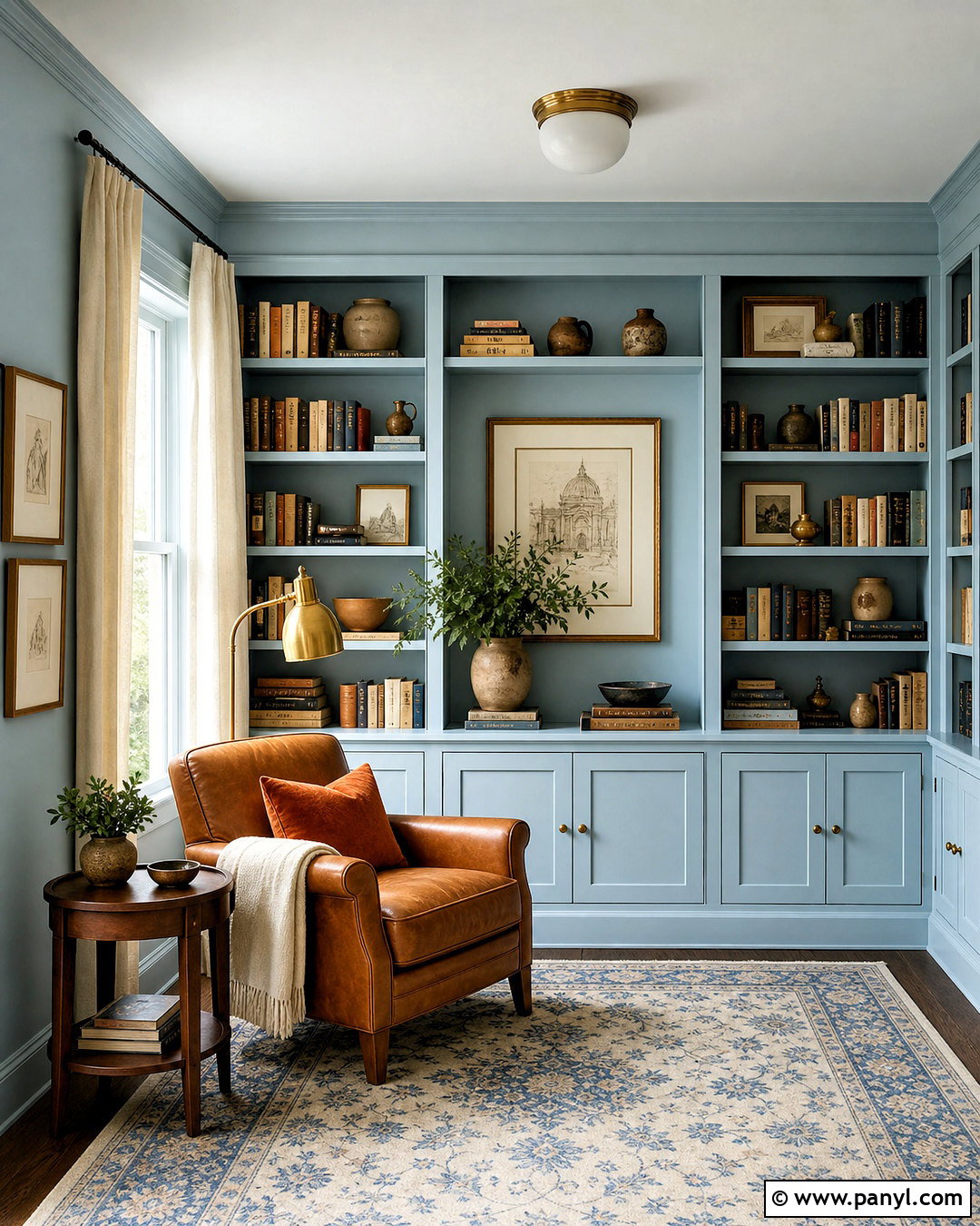 Baby Blue Eyes Blue Reading Room - 20 baby blue paint colors