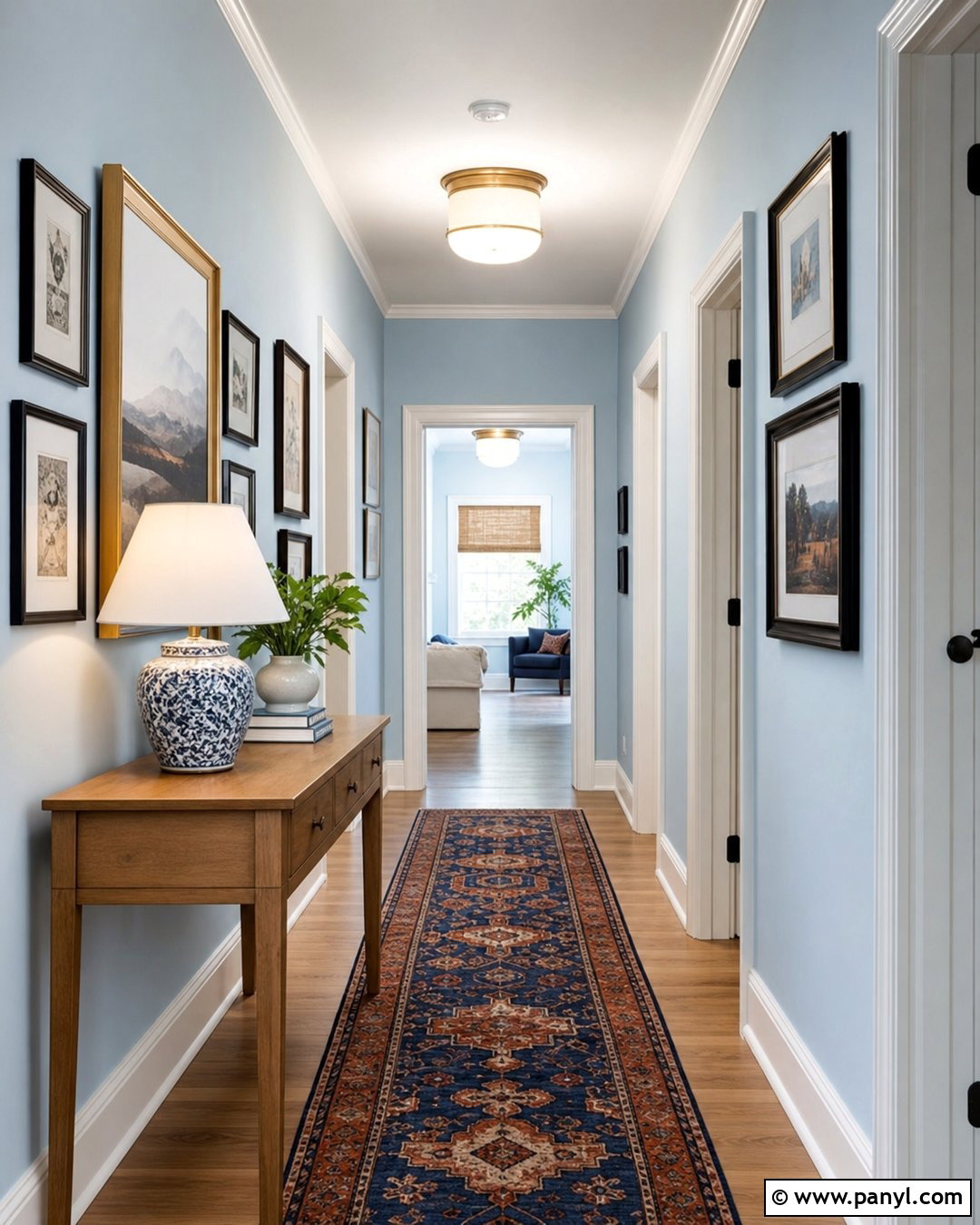 Baby Blue Hallway Walls - 35 baby blue wall ideas