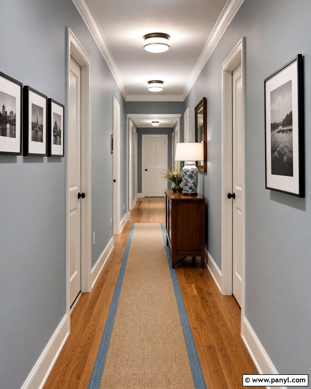 Baby Blue Hallway Walls - 25 Baby Blue Wall Paint Ideas