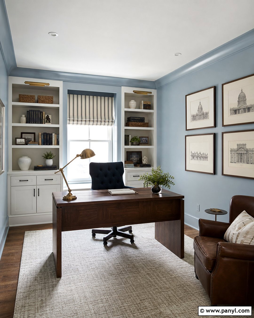 Baby Blue Home Office Walls - 25 Baby Blue Wall Paint Ideas