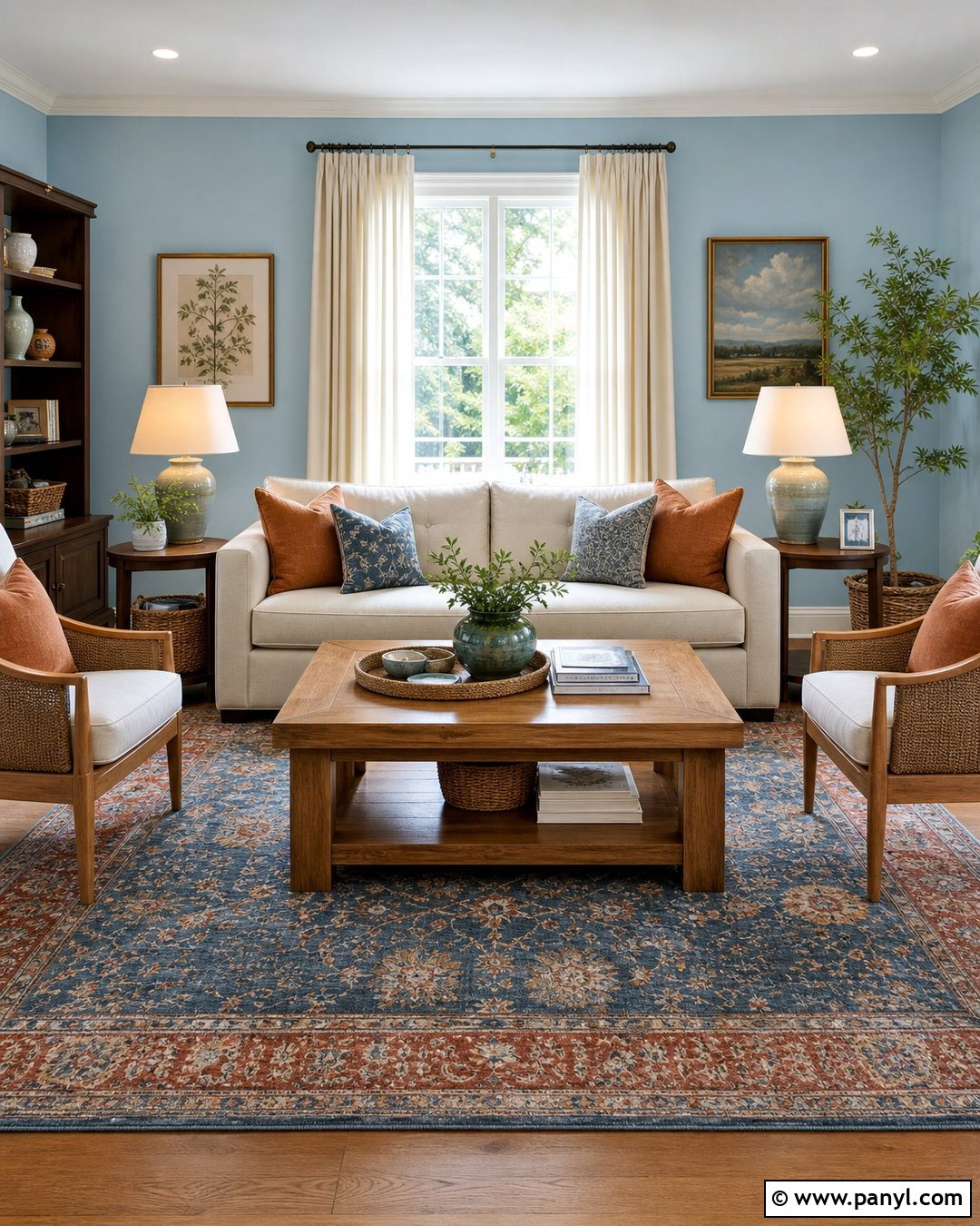 Baby Blue Living Room Walls - 35 baby blue wall ideas